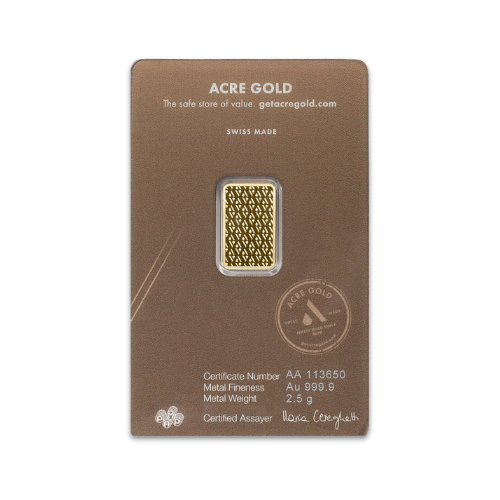 Acre Gold (2,5 g) Alpine Collection – JETZT KAUFEN (Kostenloser Versand im Inland)