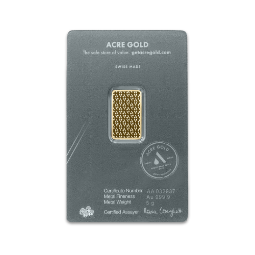 Acre Gold (5g) Alpine Collection - Abonnement de 100 $ par mois