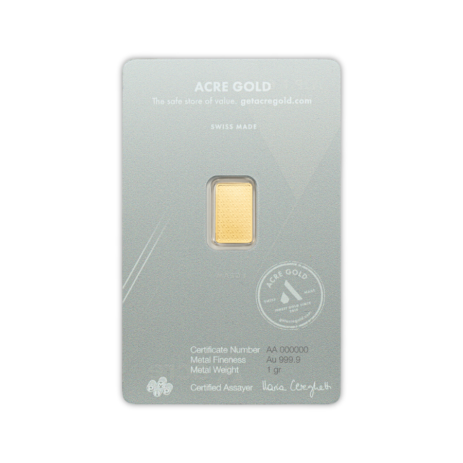 Acre Gold (1g) Alpine Collection - $30 per month subscription Auto renew
