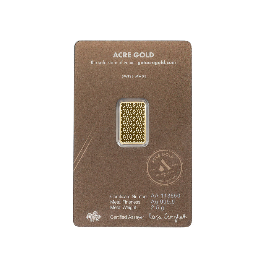 Acre Gold (2.5G) Alpine Collection - BUY IT NOW (Free Domestic Shipping)