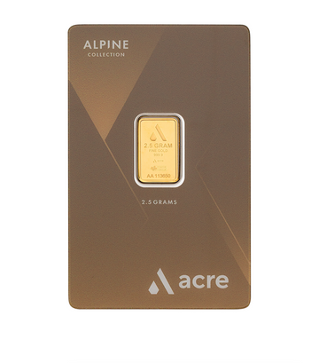 Acre Gold (2.5G) Alpine Collection - BUY IT NOW (Free Domestic Shipping)