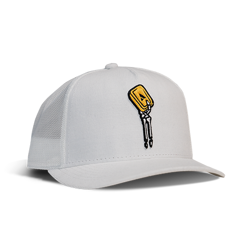 Acre Gold Skeleton Trucker Hat